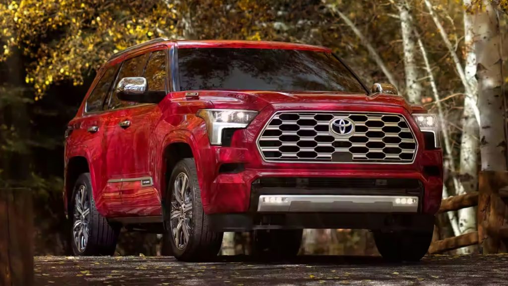 Red 2023 Toyota Sequoia