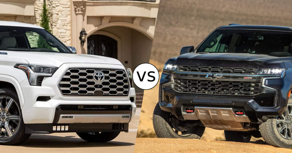 The 2024 Toyota Sequoia vs. Chevy Tahoe - Longo Toyota of Prosper Blog