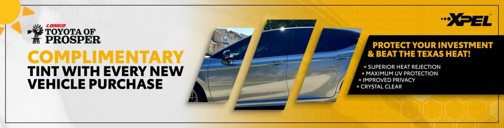Complimentary Window Tint in Prosper Texas