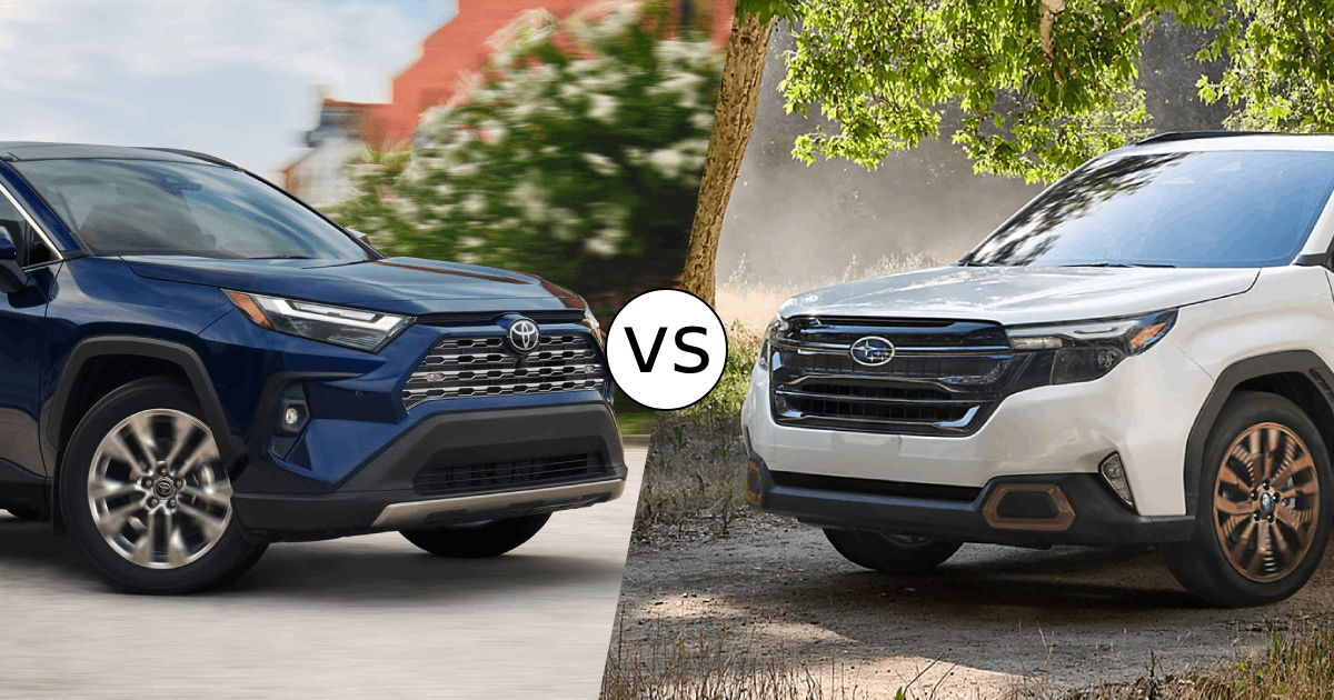 2025 Toyota RAV4 vs. Subaru Forester