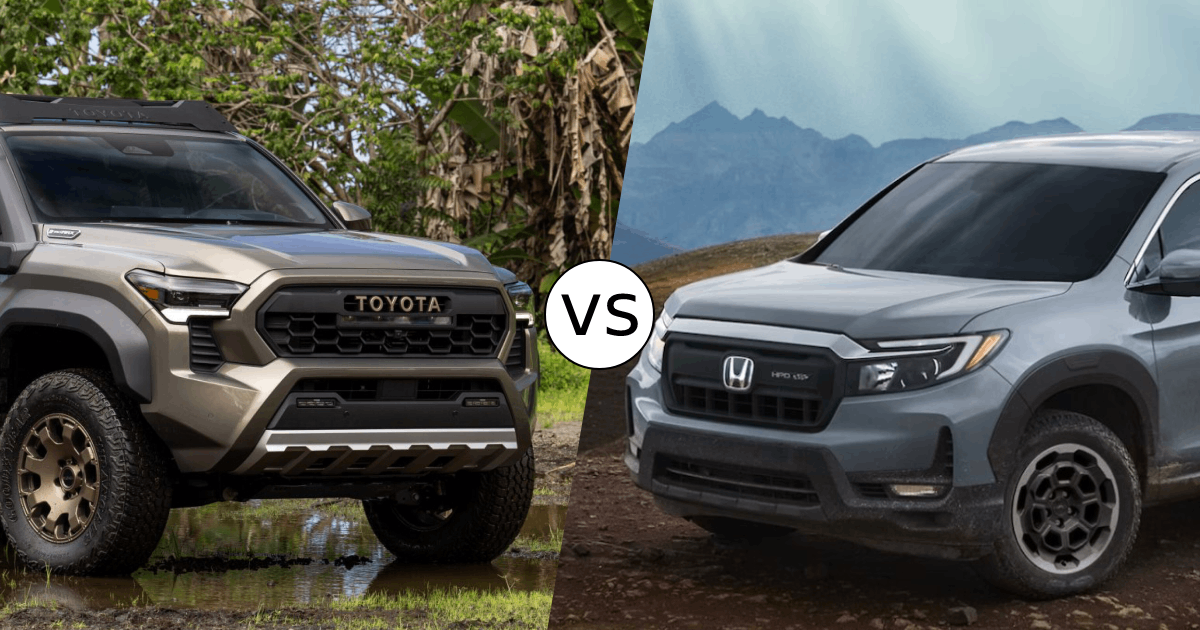 2025 Toyota Tacoma vs. Honda Ridgeline