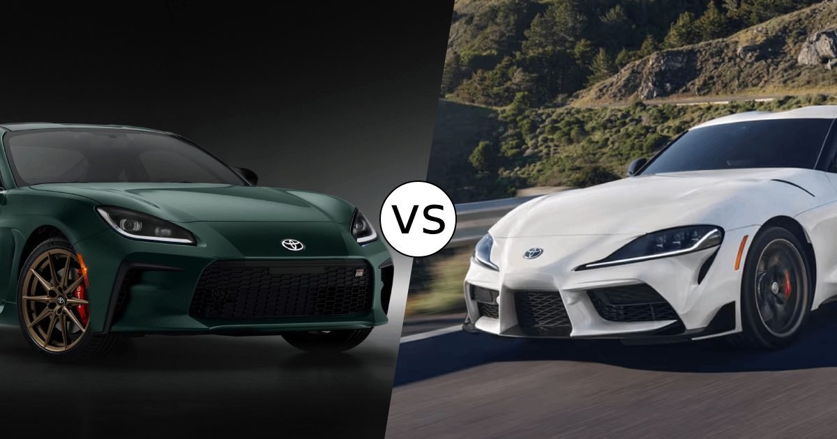 2026 Toyota GR86 vs Toyota Supra