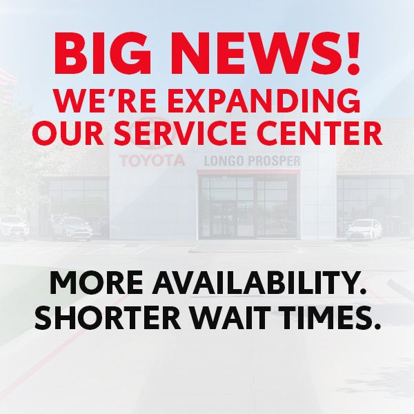 Big News! We're expanding our service center. 