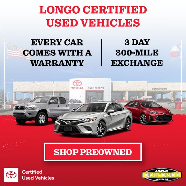 Longo Toyota of Prosper | New & Used Toyota Dealer in Prosper, TX