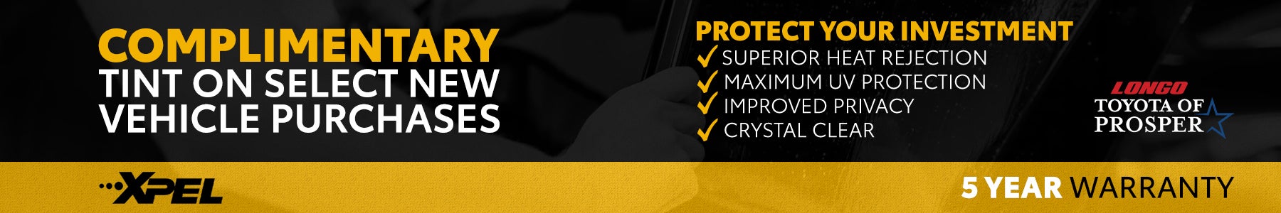 Complimentary Window Tint