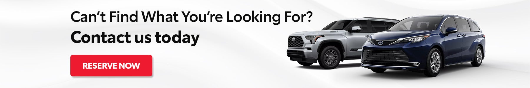 Reserve Your Toyota